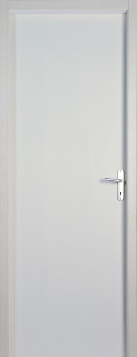 Bloc-porte à recouvrement ISOPRO - Poussant gauche - 93 x 204 cm